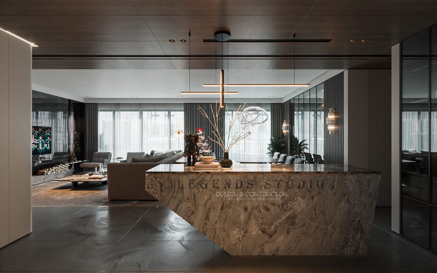 3D Interior Apartment Scene 3dsmax 2413180