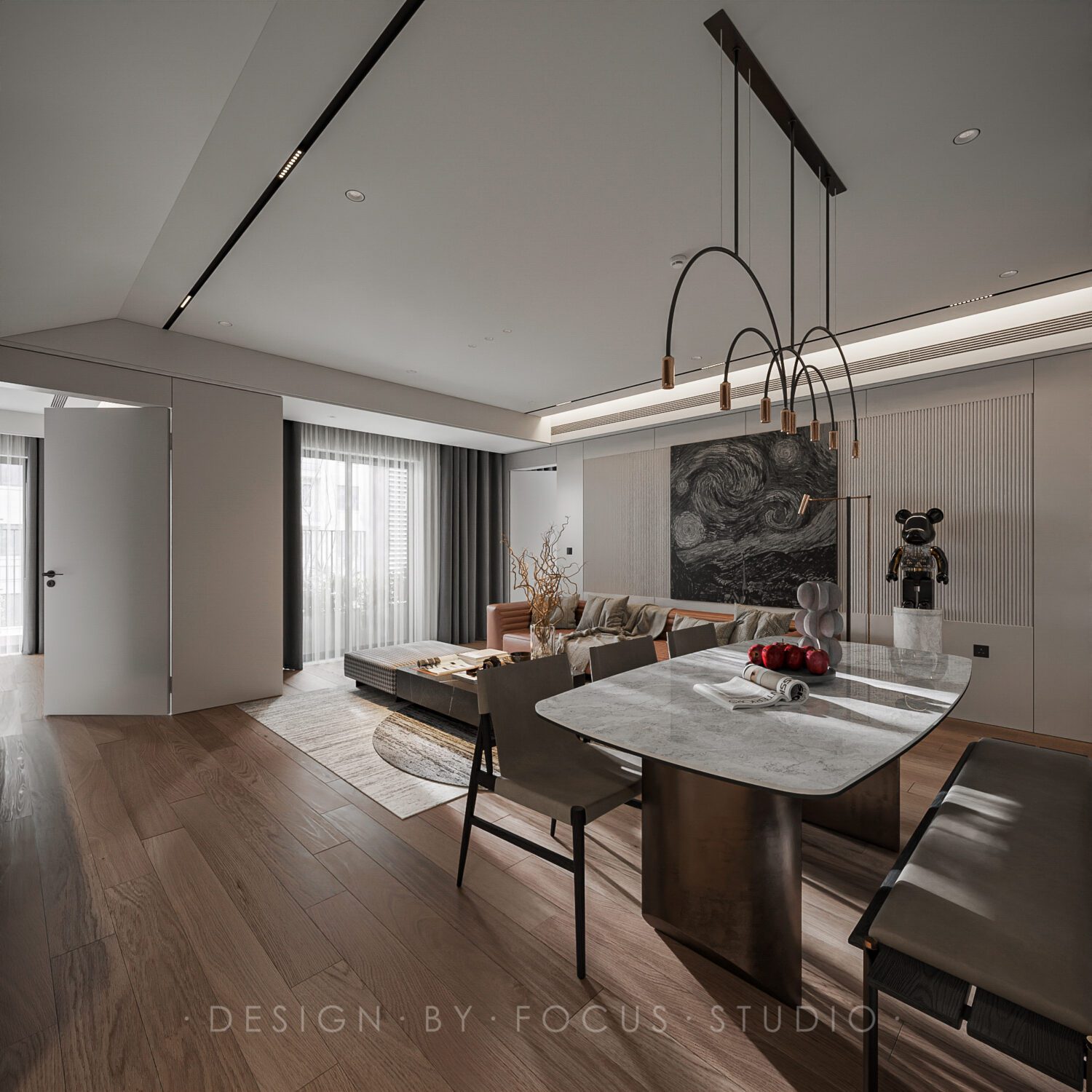3D Interior Apartment Scene 3dsmax 2413190