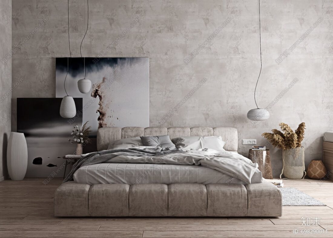 3D Interior Model Bed Room 230593 Scene 3dsmax