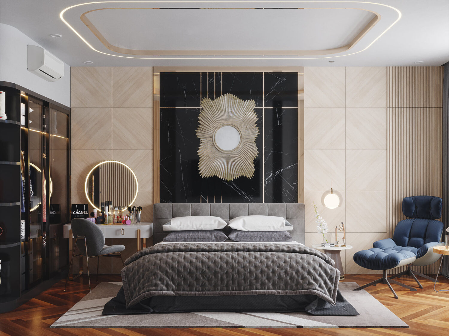 3D Interior Model Bed Room 230602 Scene 3dsmax