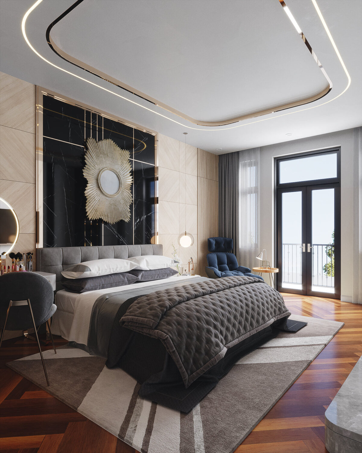 3D Interior Model Bed Room 230602 Scene 3dsmax