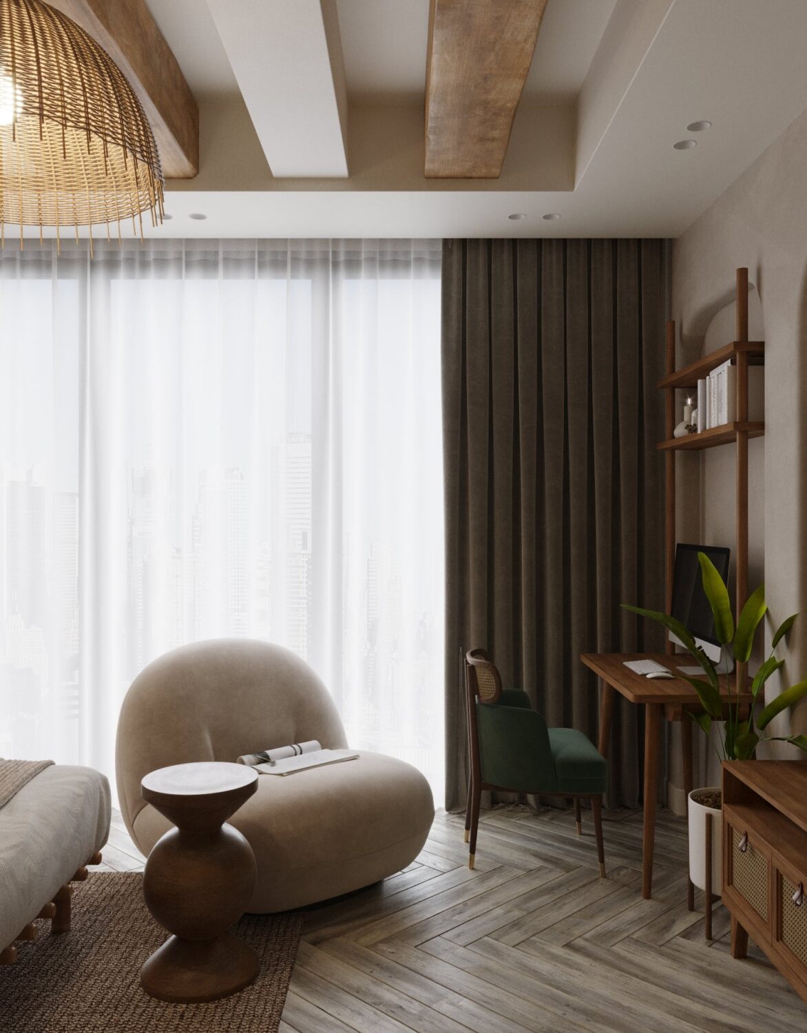 3D Interior Model Bed Room 230608 Scene 3dsmax