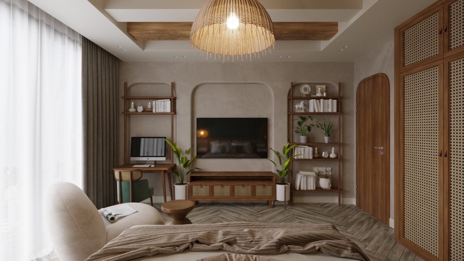 3D Interior Model Bed Room 230608 Scene 3dsmax