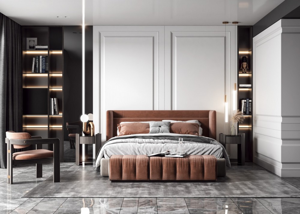 3D Interior Model Bed Room 230609 Scene 3dsmax