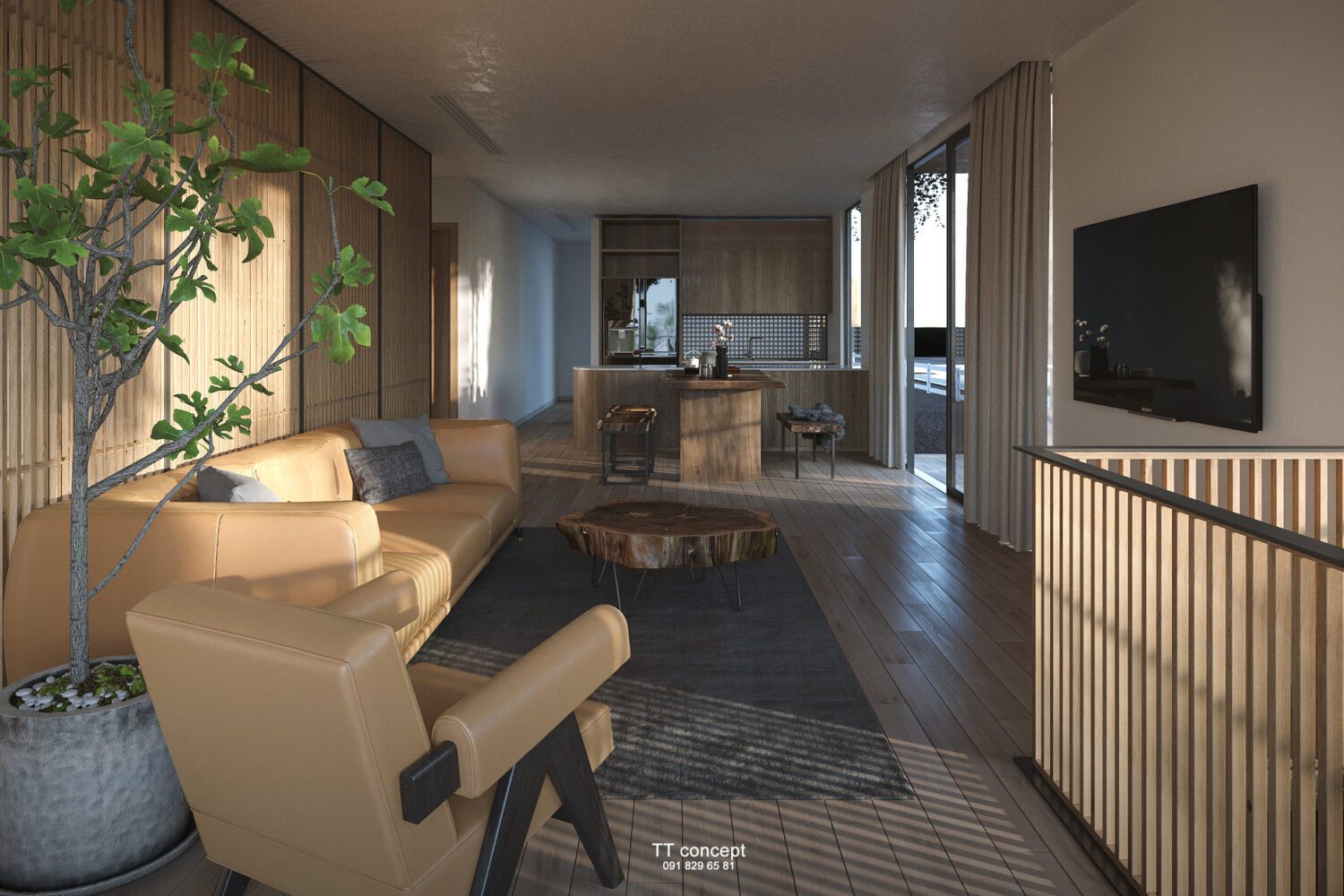 3D Interior Model Living room Scene 3dsmax 249865