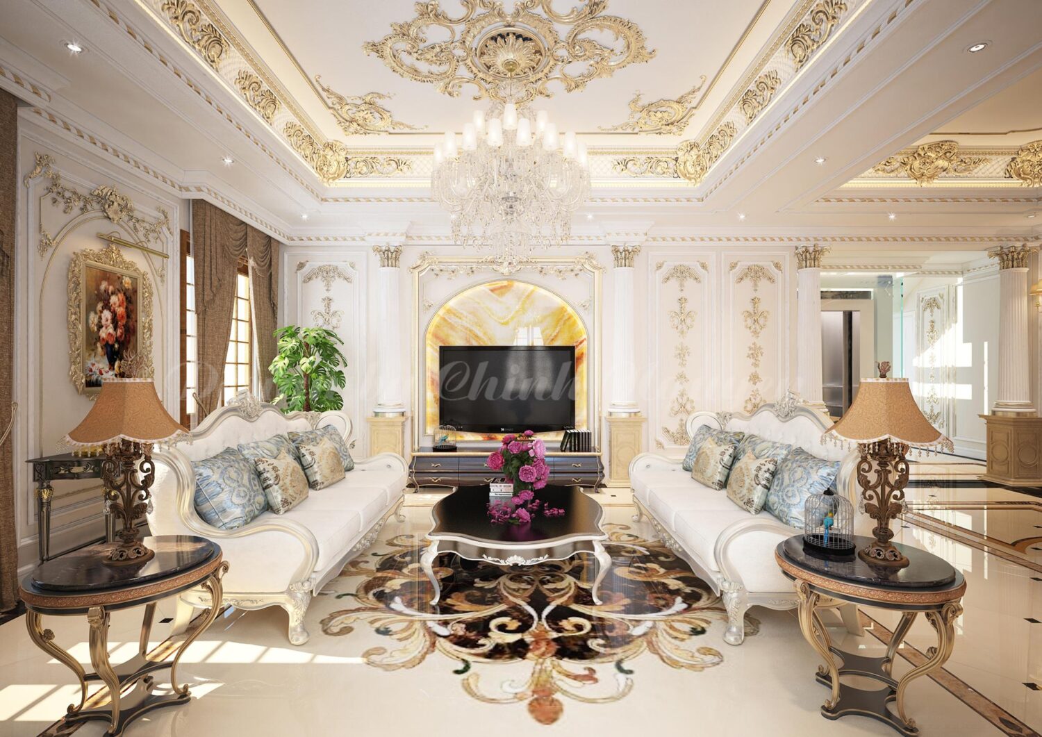 3D Interior Model Living room Scene 3dsmax 2411080