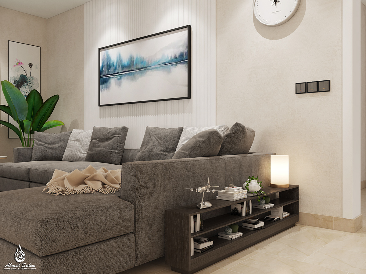 3D Interior Model Living room Scene 3dsmax 2411090