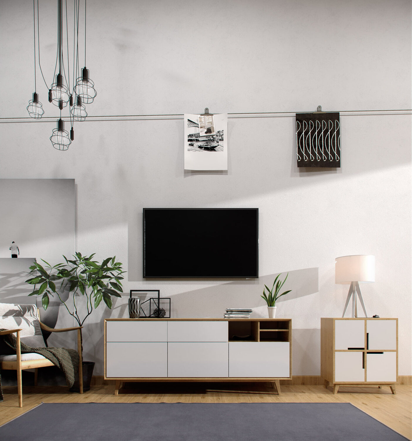 3D Interior Model Living room Scene 3dsmax 241110