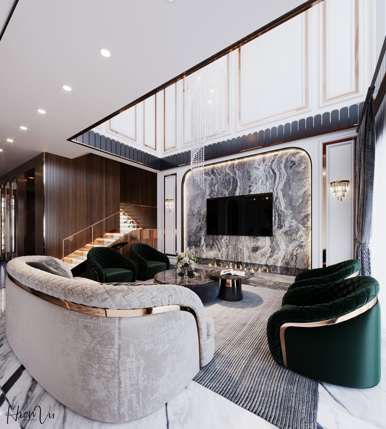 3D Interior Model Living room Scene 3dsmax 2411108