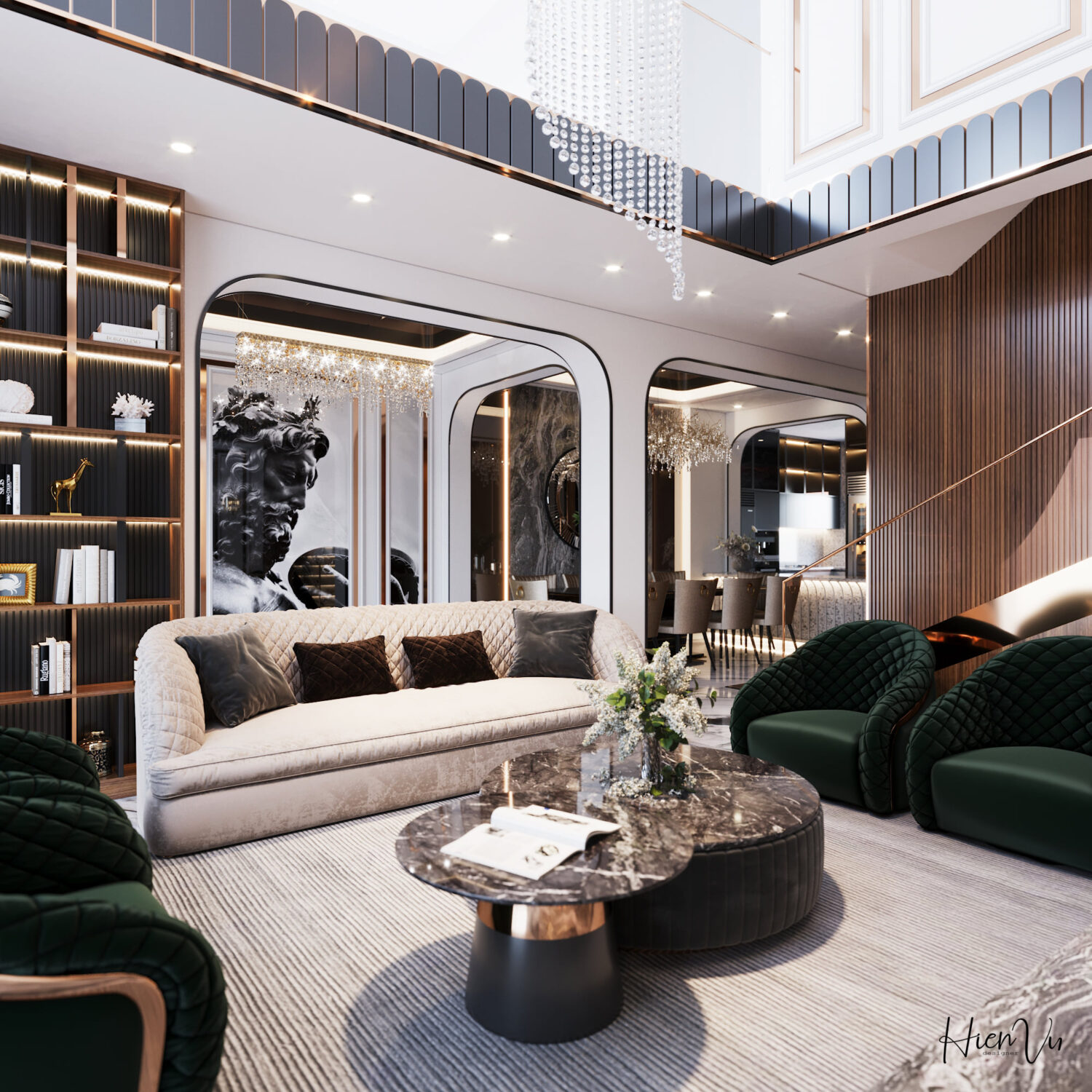 3D Interior Model Living room Scene 3dsmax 2411108