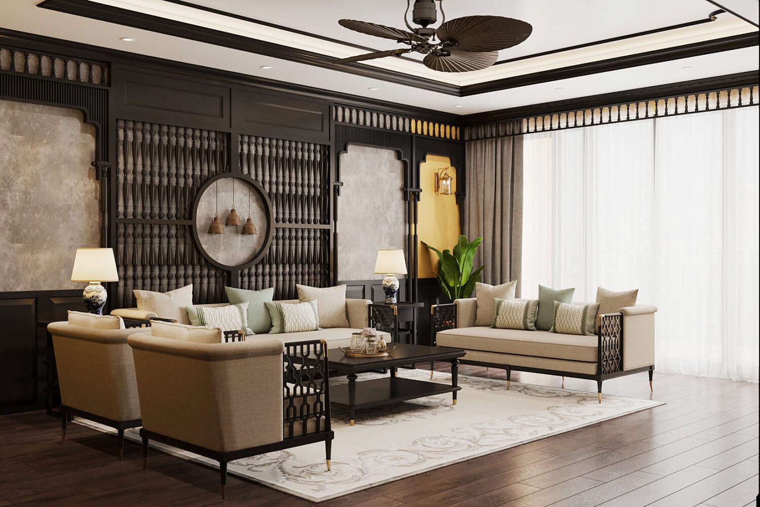 3D Interior Model Living room Scene 3dsmax 2411123
