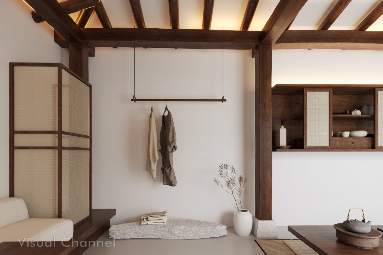 3D Interior Model Living room Scene 3dsmax 2411172