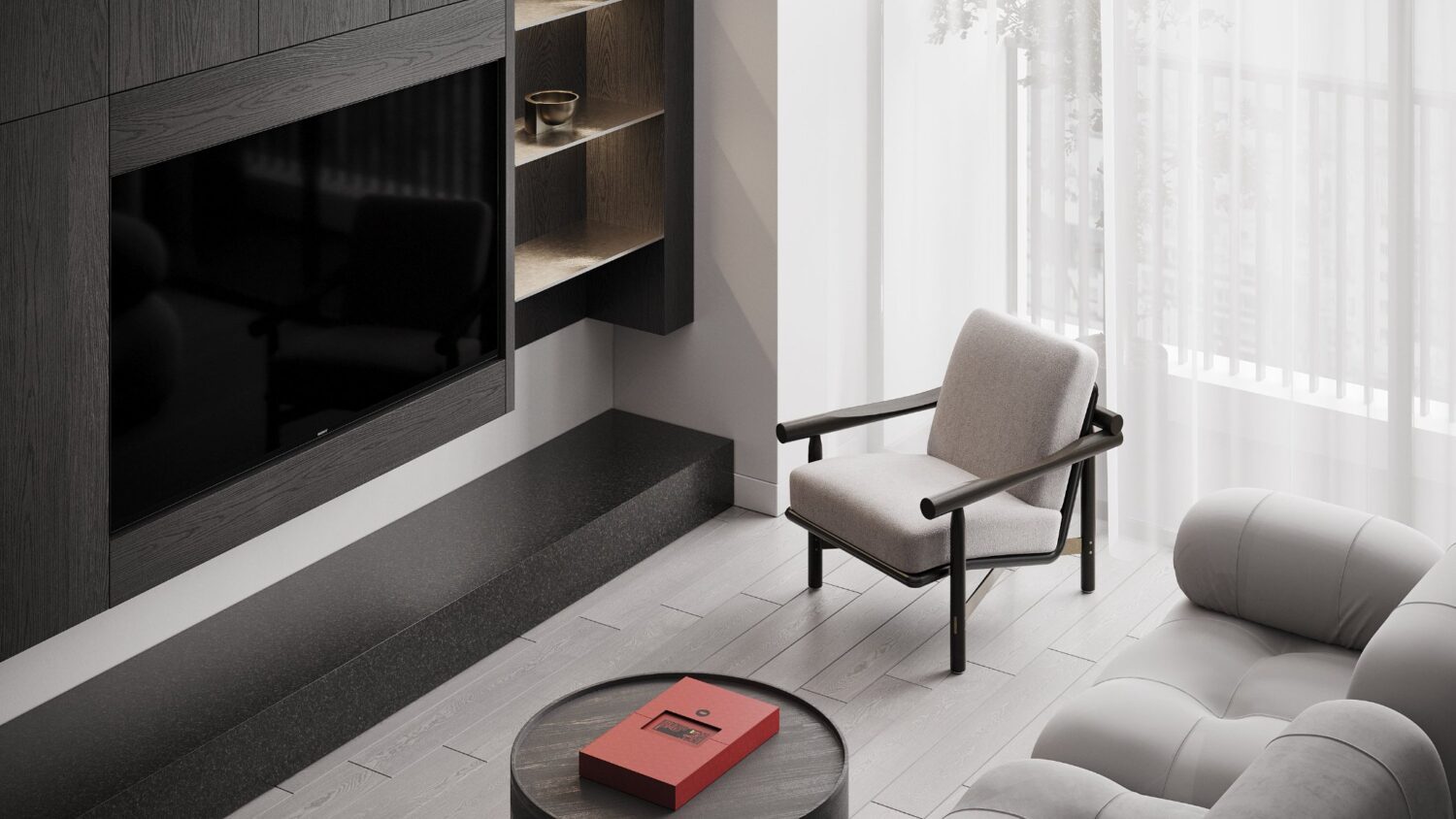 3D Interior Model Living room Scene 3dsmax 2411190