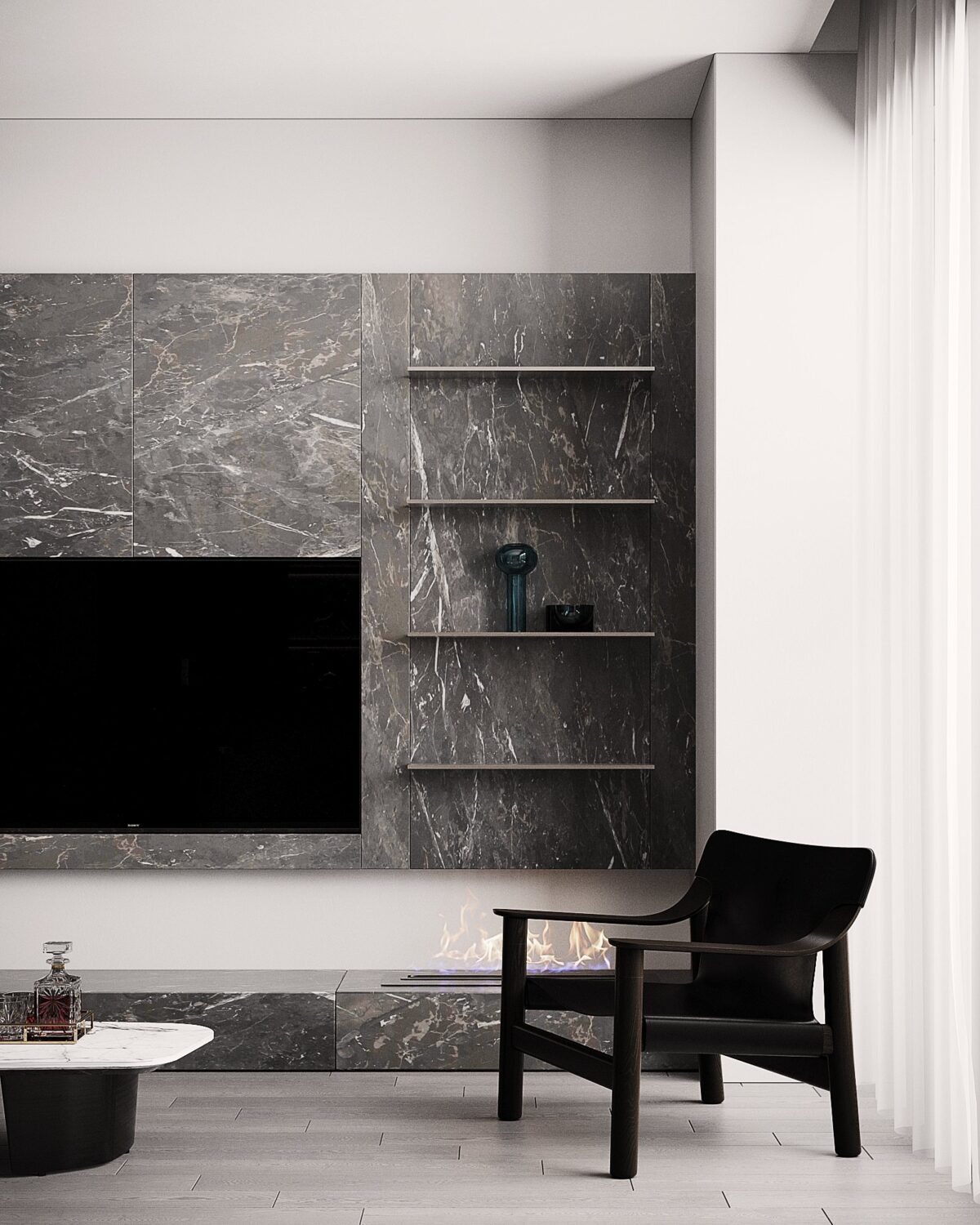 3D Interior Model Living room Scene 3dsmax 2411190