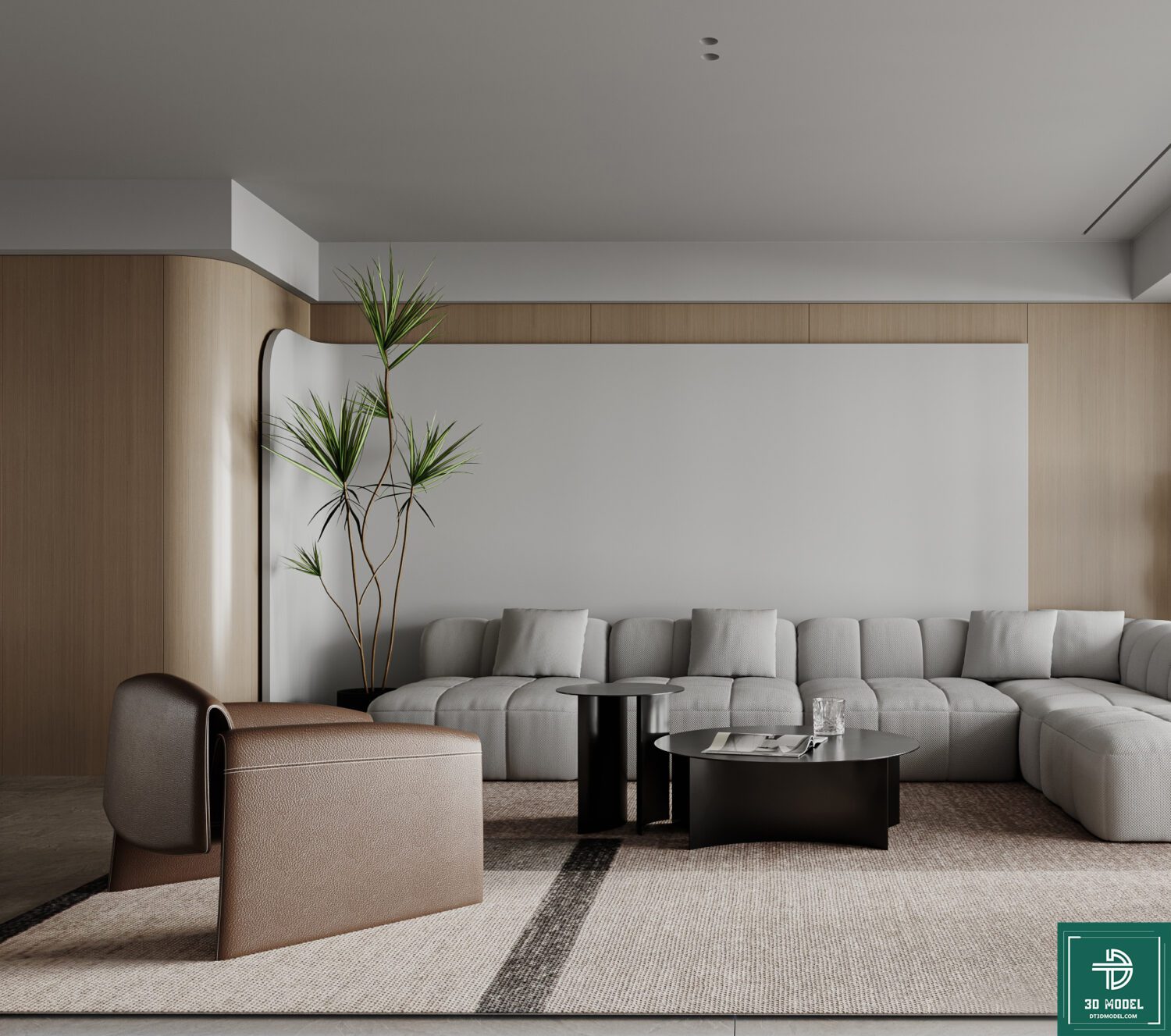 3D Interior Model Living room Scene 3dsmax 2411218