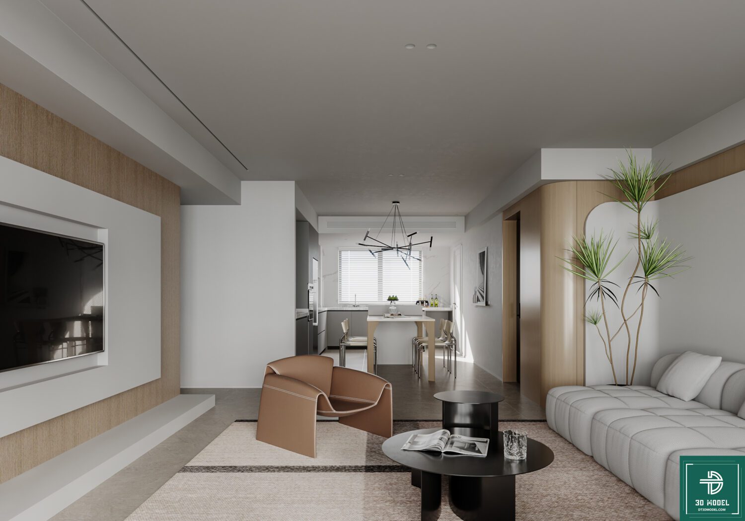 3D Interior Model Living room Scene 3dsmax 2411218