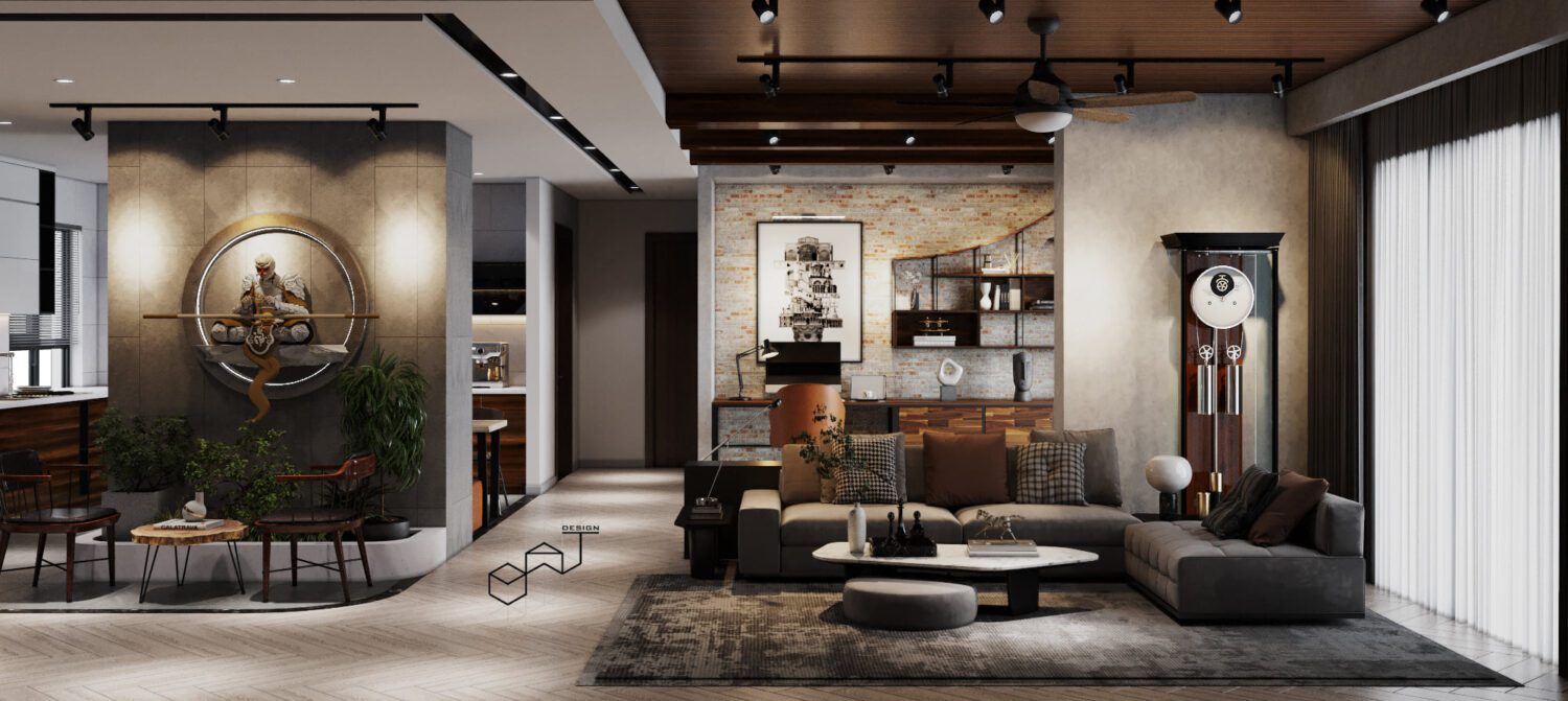 3D Interior Model Living room Scene 3dsmax 2412035