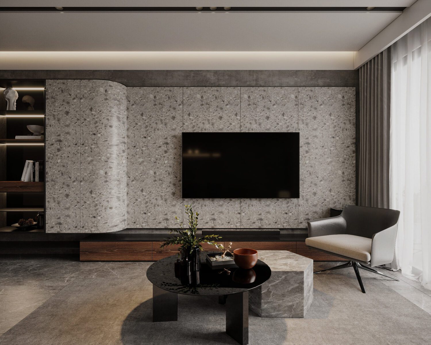 3D Interior Model Living room Scene 3dsmax 2412255