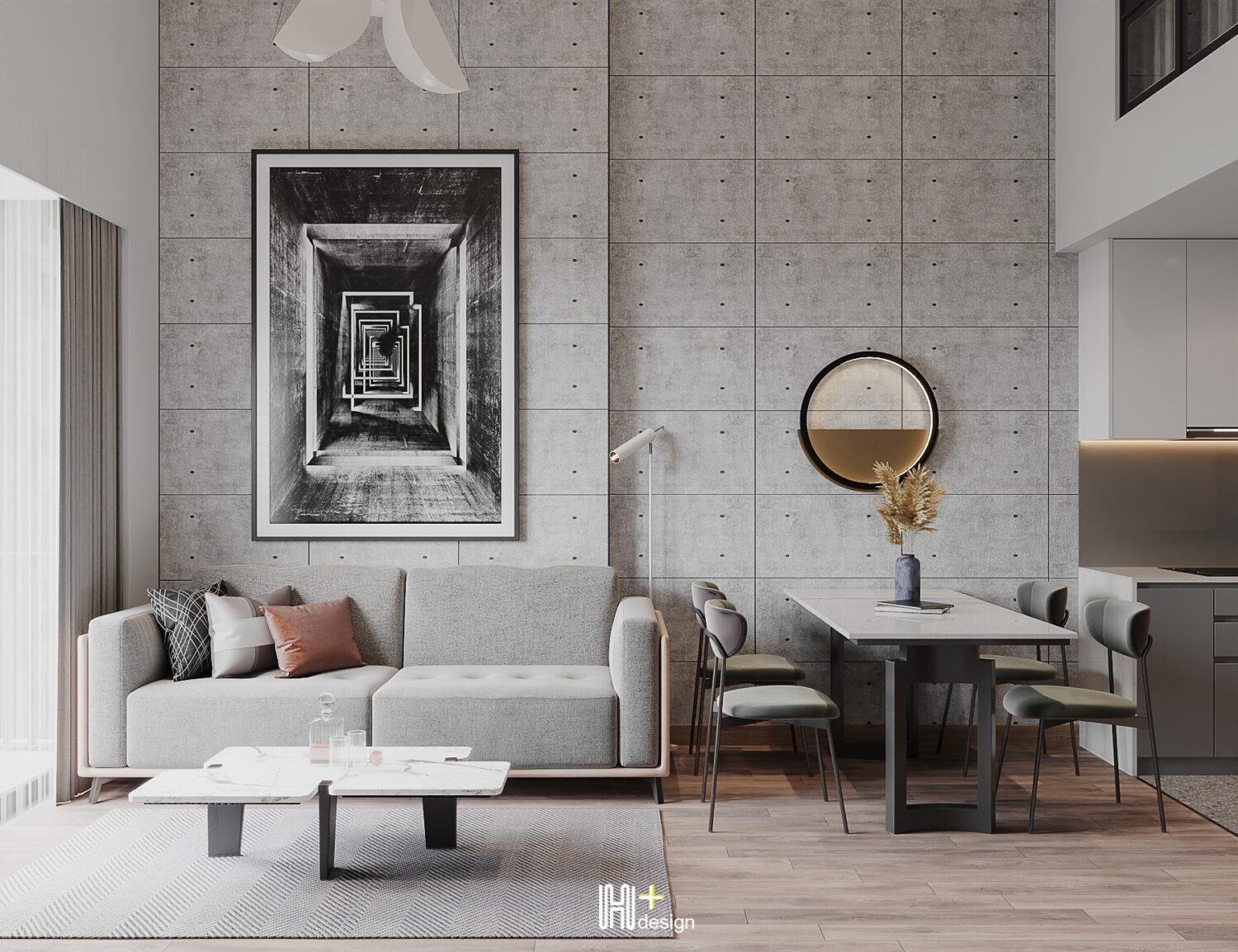 3D Interior Model Living room Scene 3dsmax 2412269