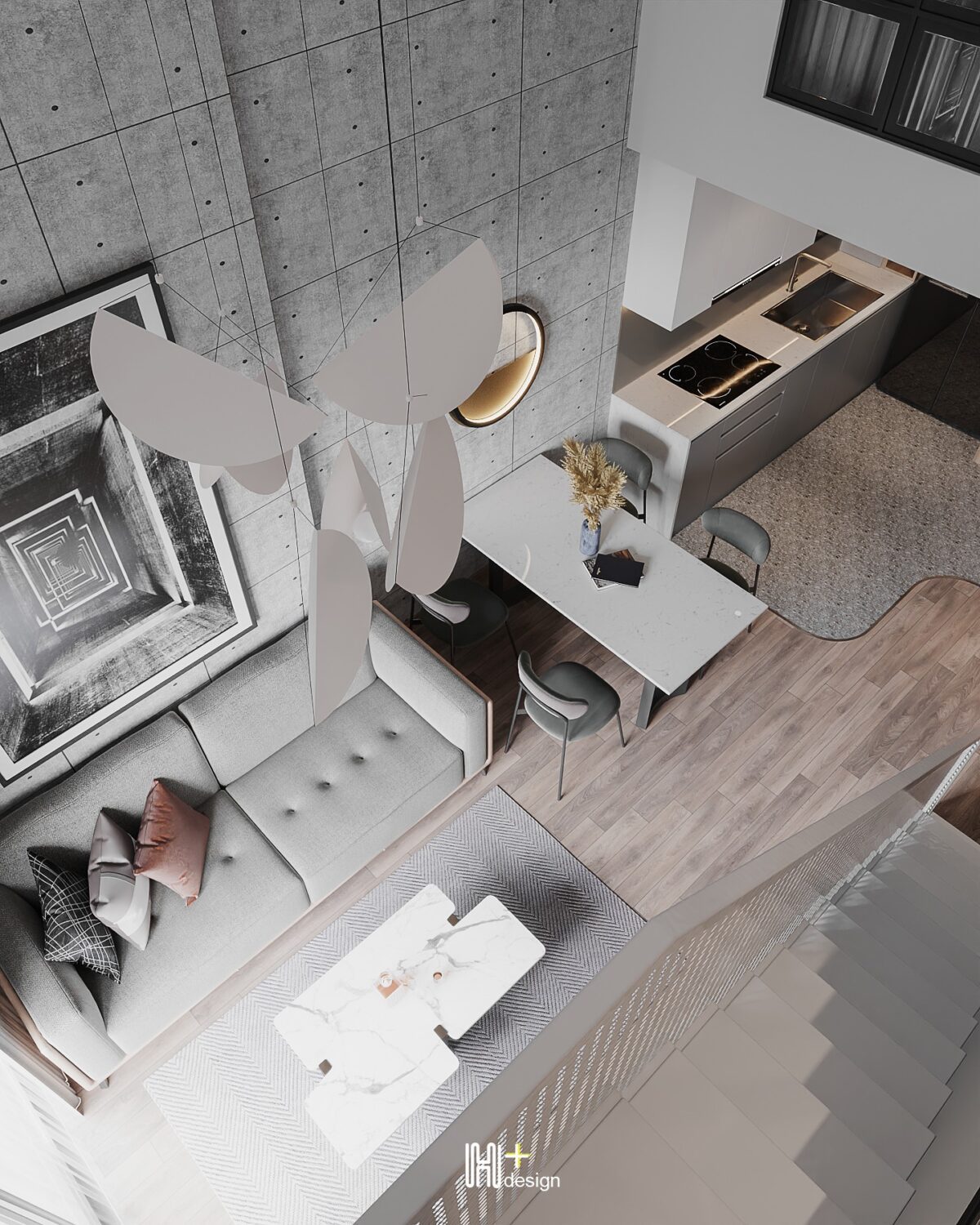 3D Interior Model Living room Scene 3dsmax 2412269