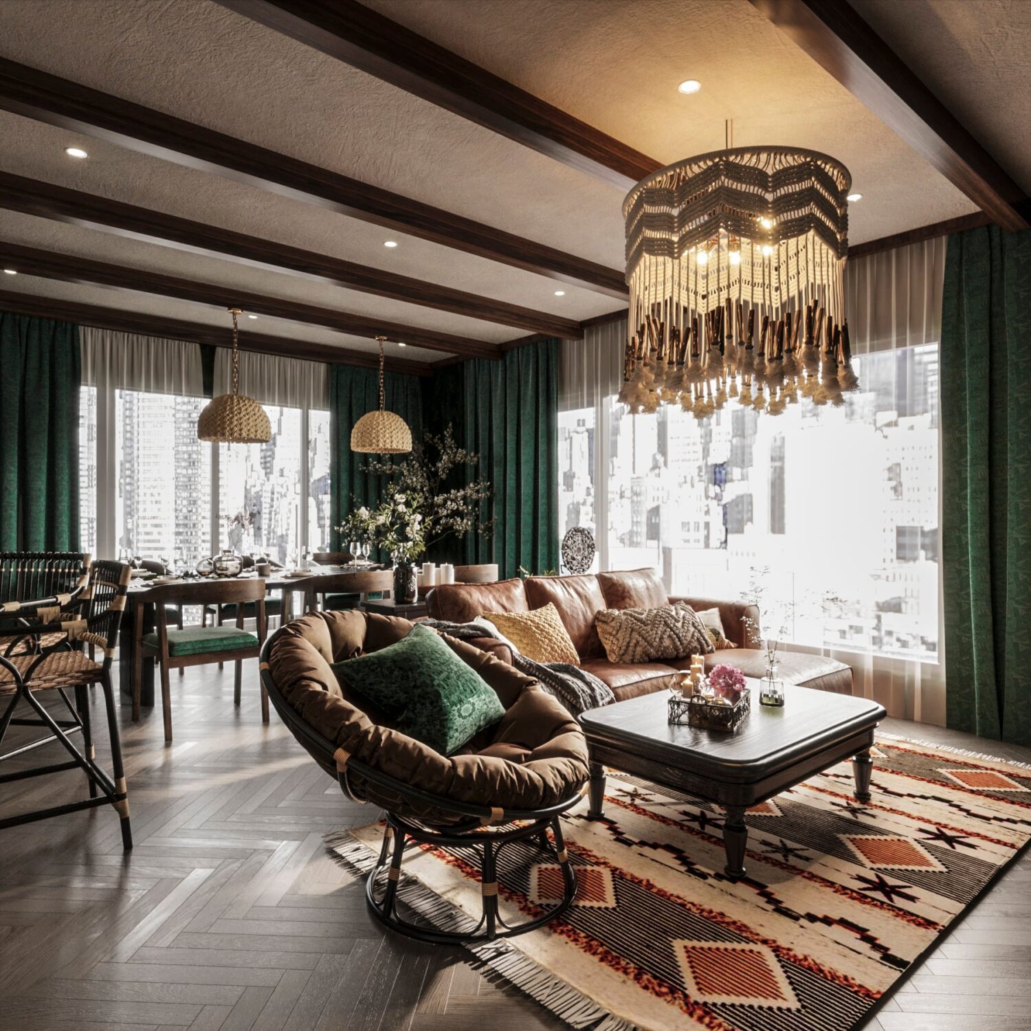 3D Interior Model Living room Scene 3dsmax 2412313