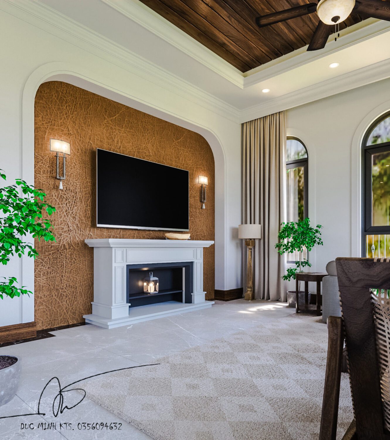 3D Interior Model Living room Scene 3dsmax 2412341