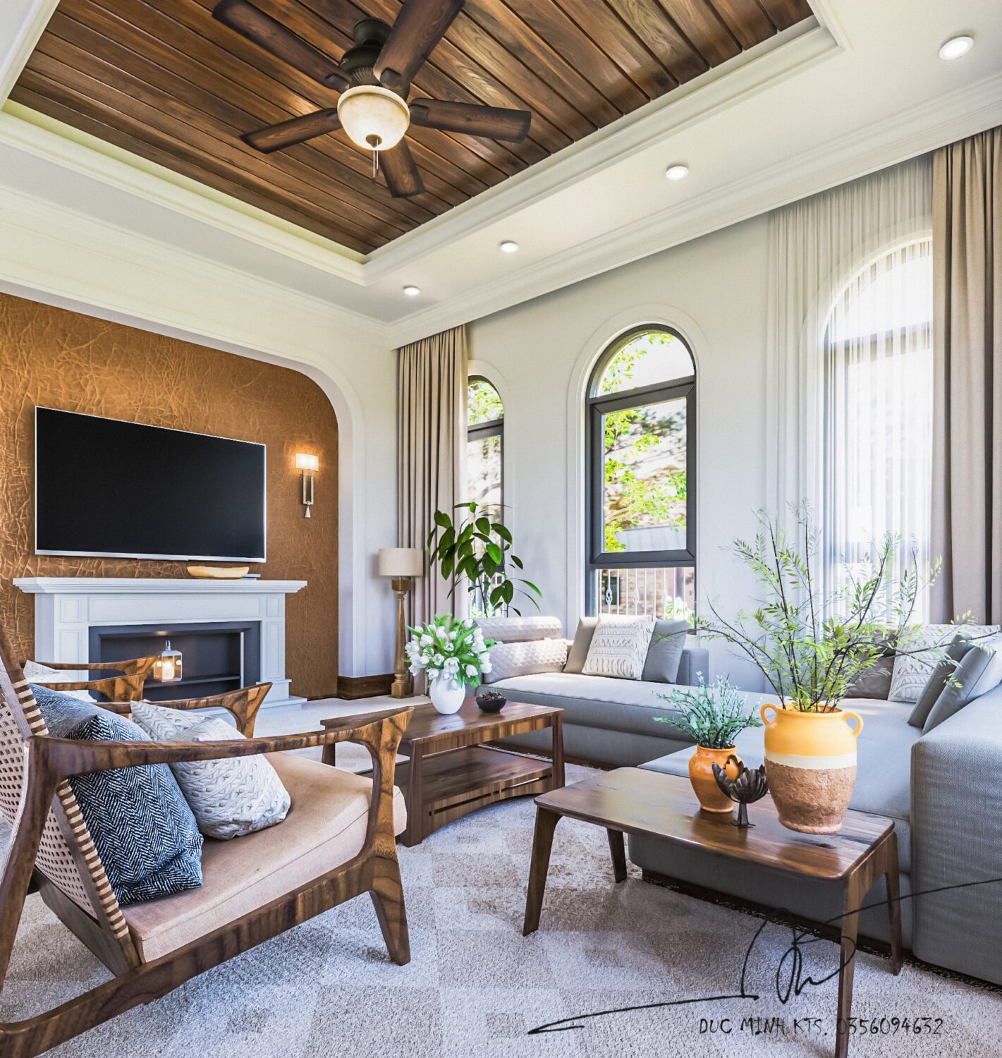 3D Interior Model Living room Scene 3dsmax 2412341