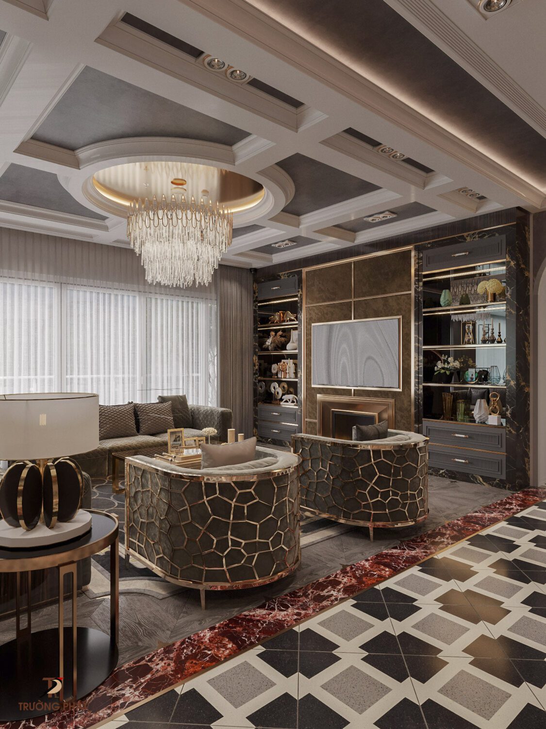 3D Interior Model Living room Scene 3dsmax 2412362