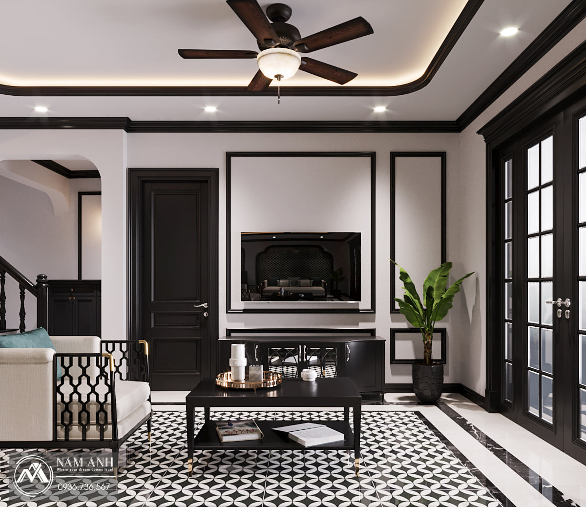 3D Interior Model Living room Scene 3dsmax 2412375