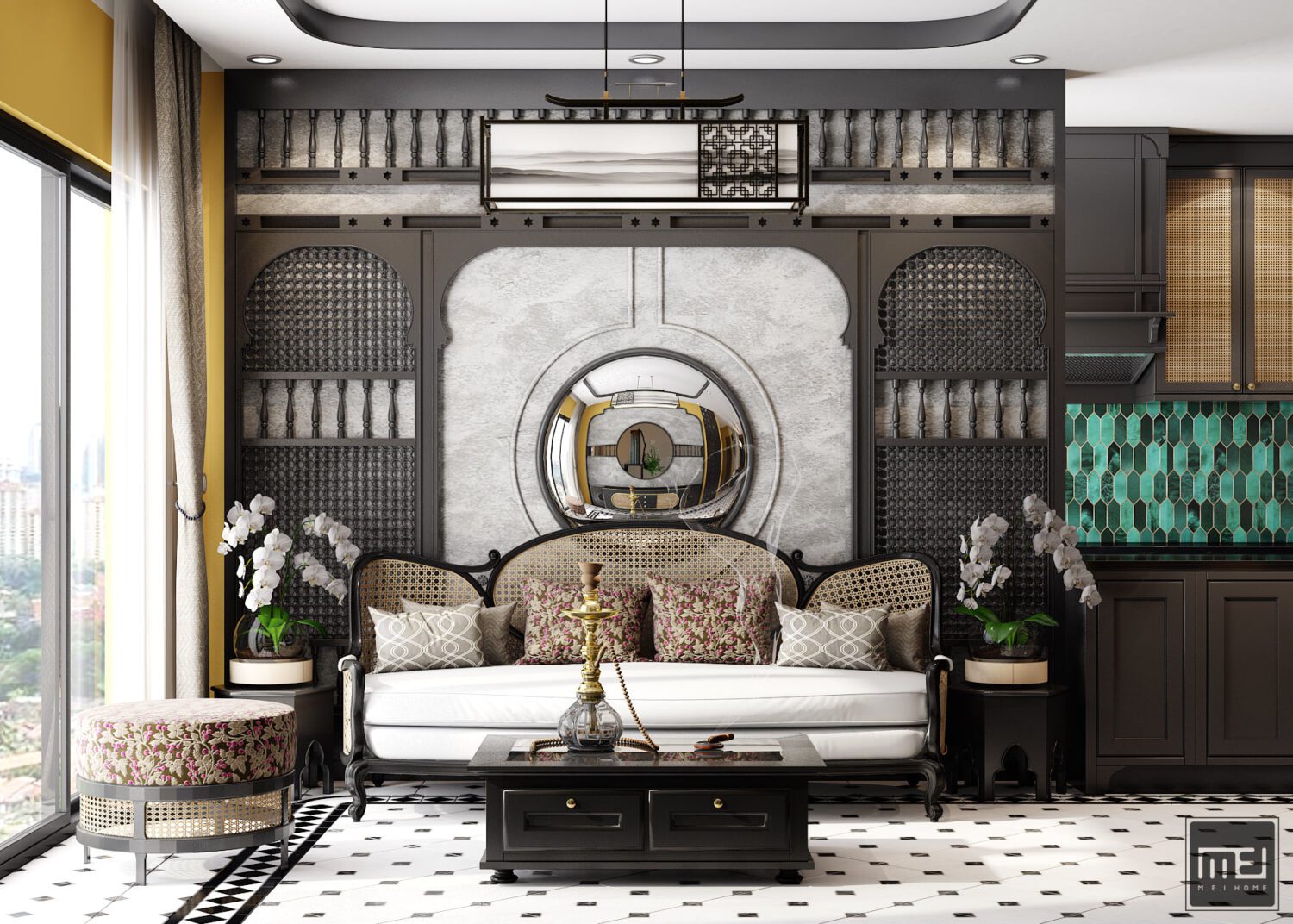 3D Interior Model Living room Scene 3dsmax 2412388