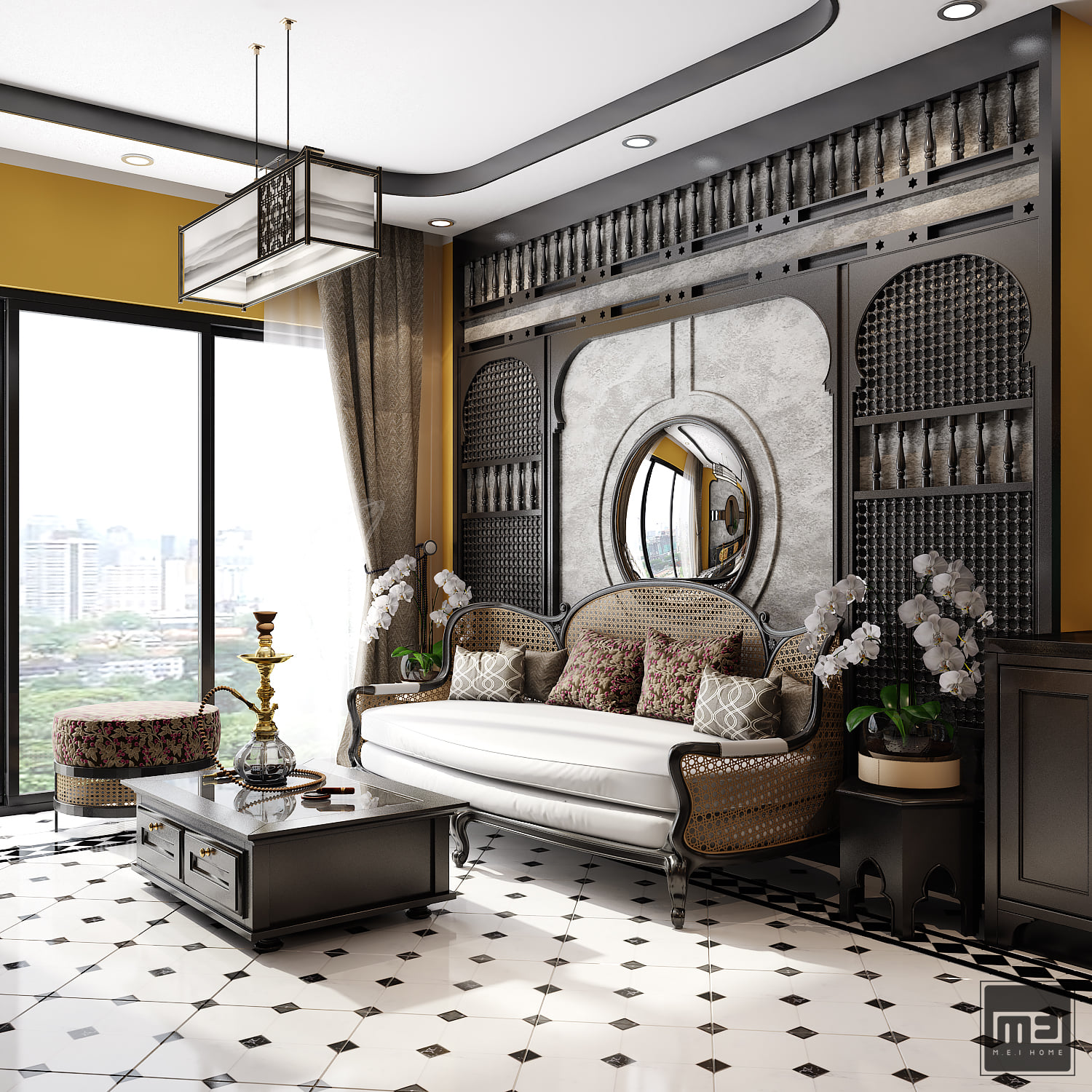 3D Interior Model Living room Scene 3dsmax 2412388