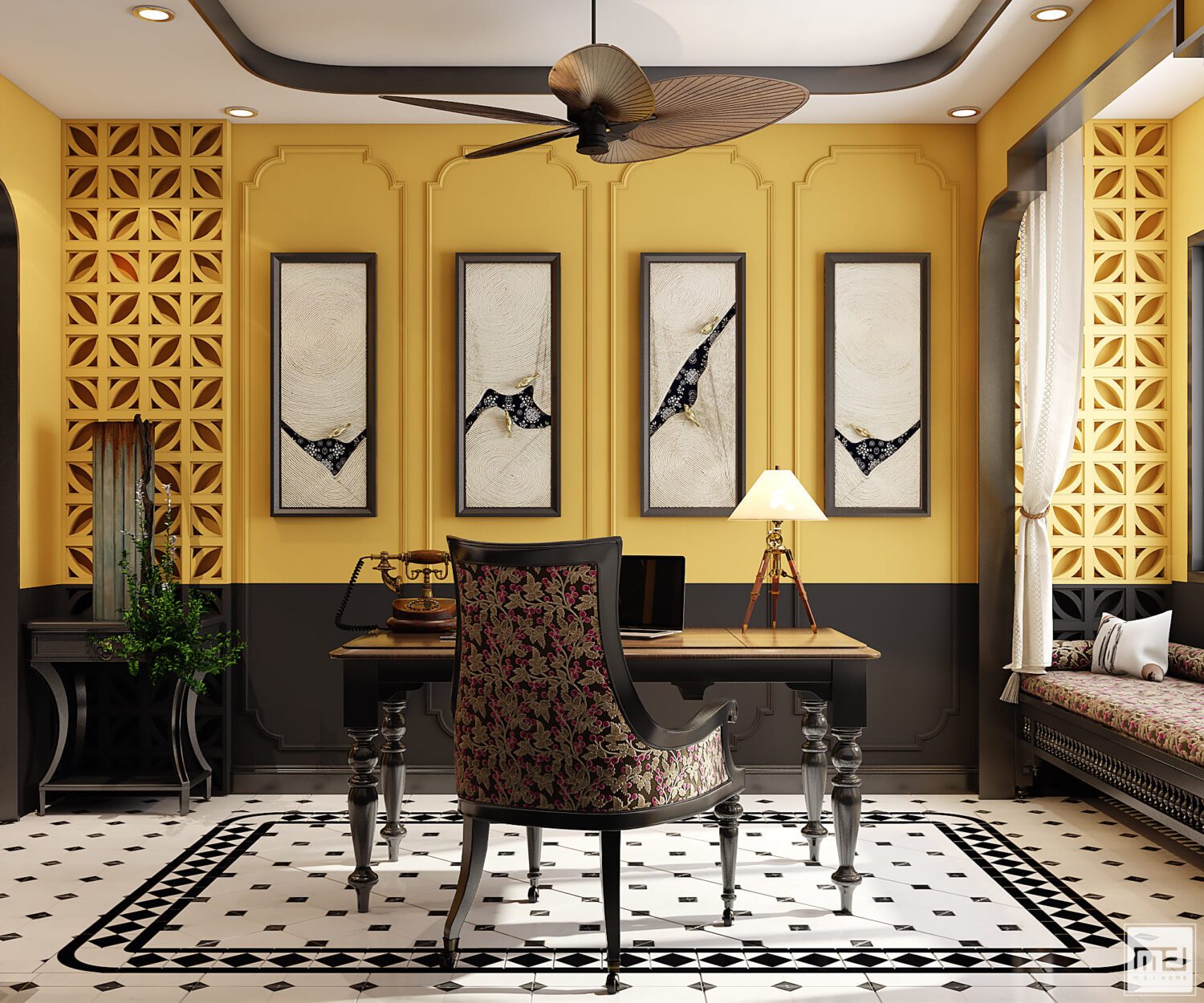 3D Interior Model Living room Scene 3dsmax 2412388