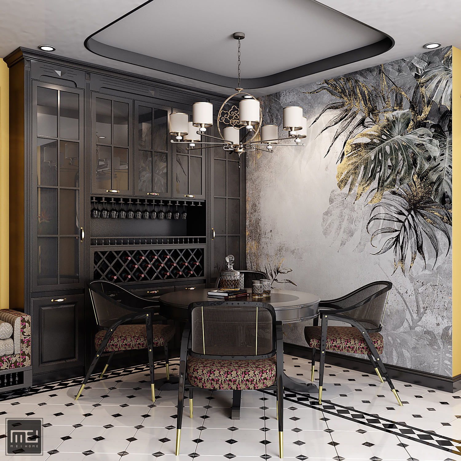 3D Interior Model Living room Scene 3dsmax 2412388