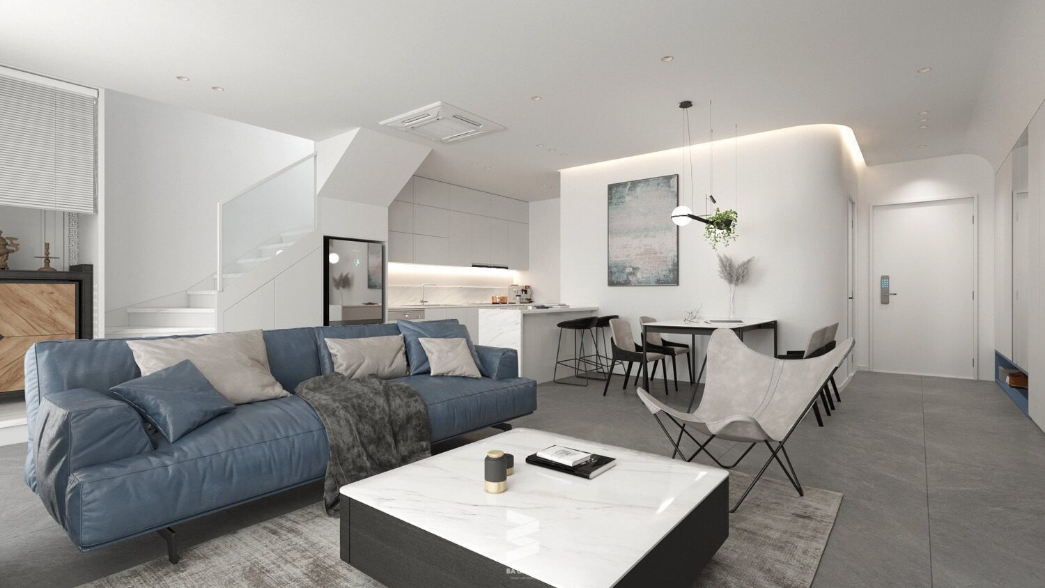 3D Interior Model Living room Scene 3dsmax 2412401