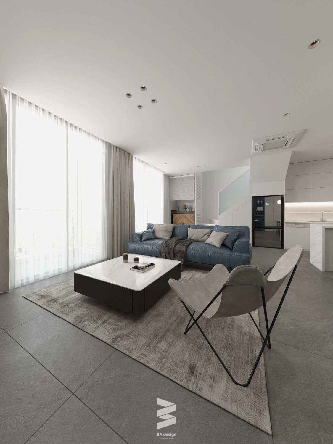 3D Interior Model Living room Scene 3dsmax 2412401