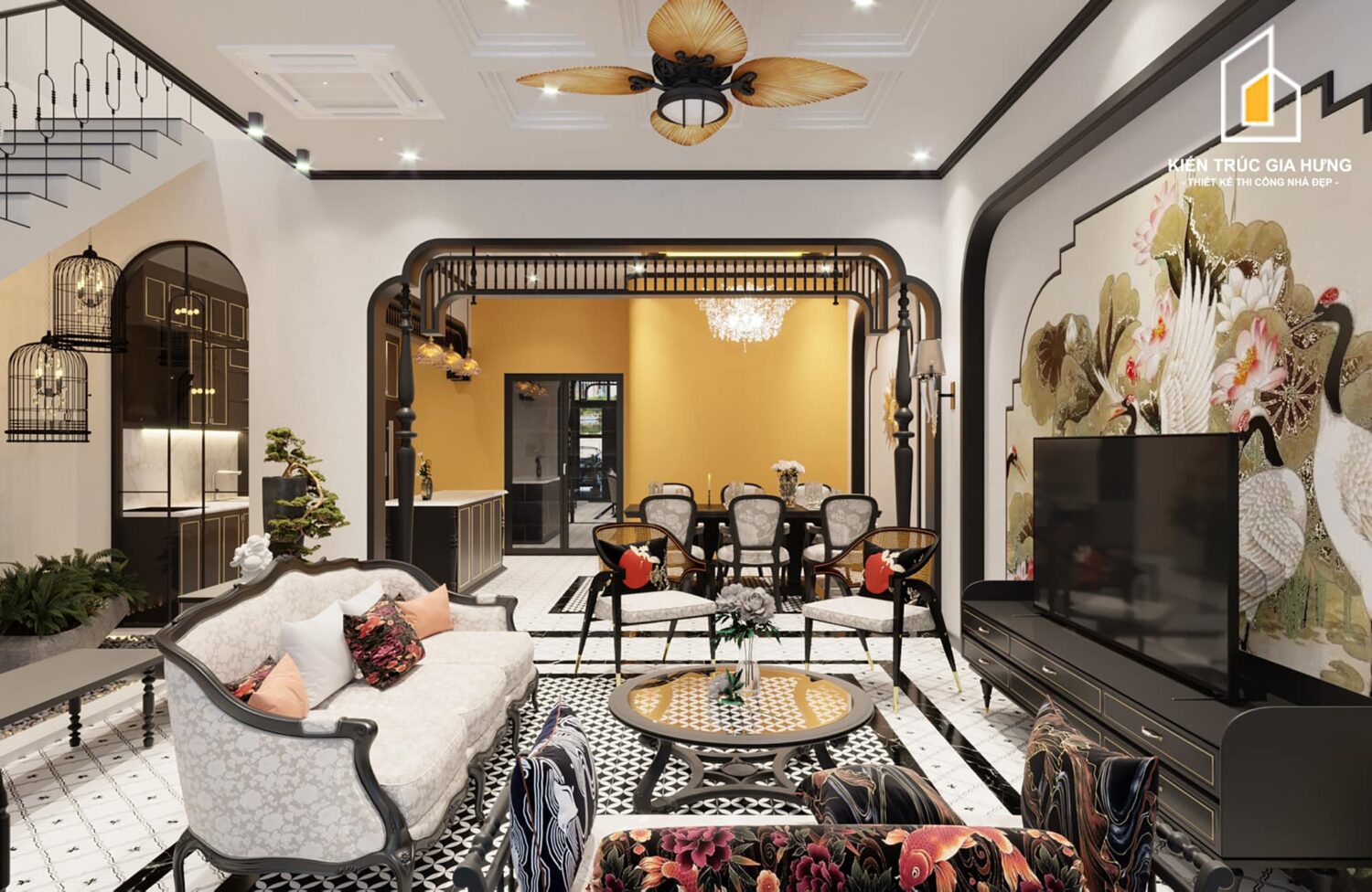 3D Interior Model Living room Scene 3dsmax 2412436