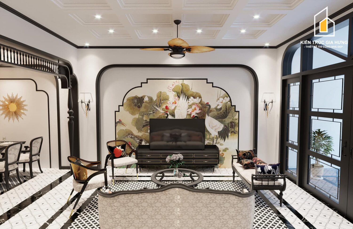 3D Interior Model Living room Scene 3dsmax 2412436