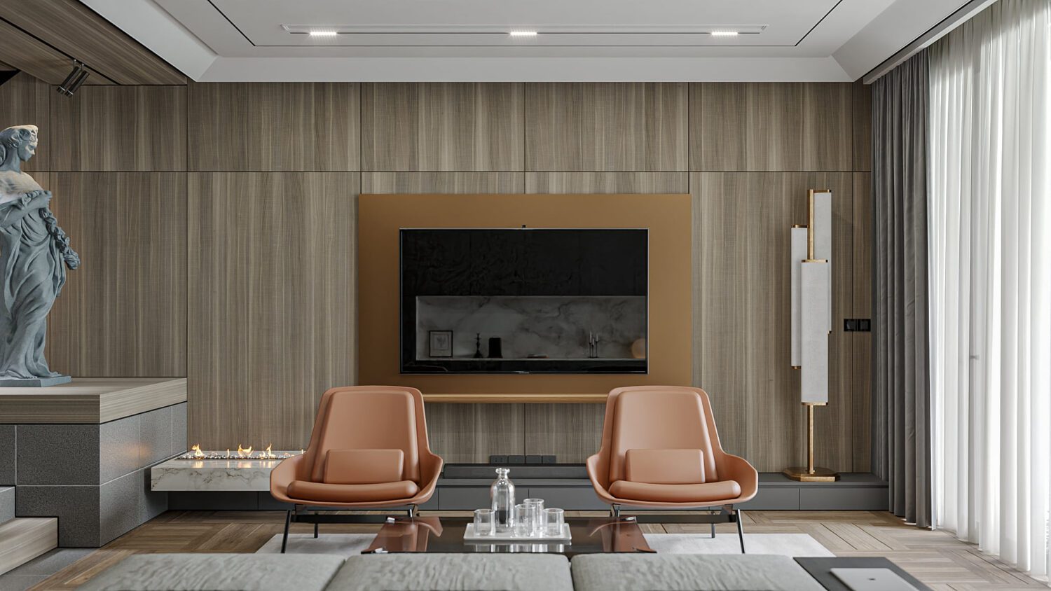 3D Interior Model Living room Scene 3dsmax 2412460