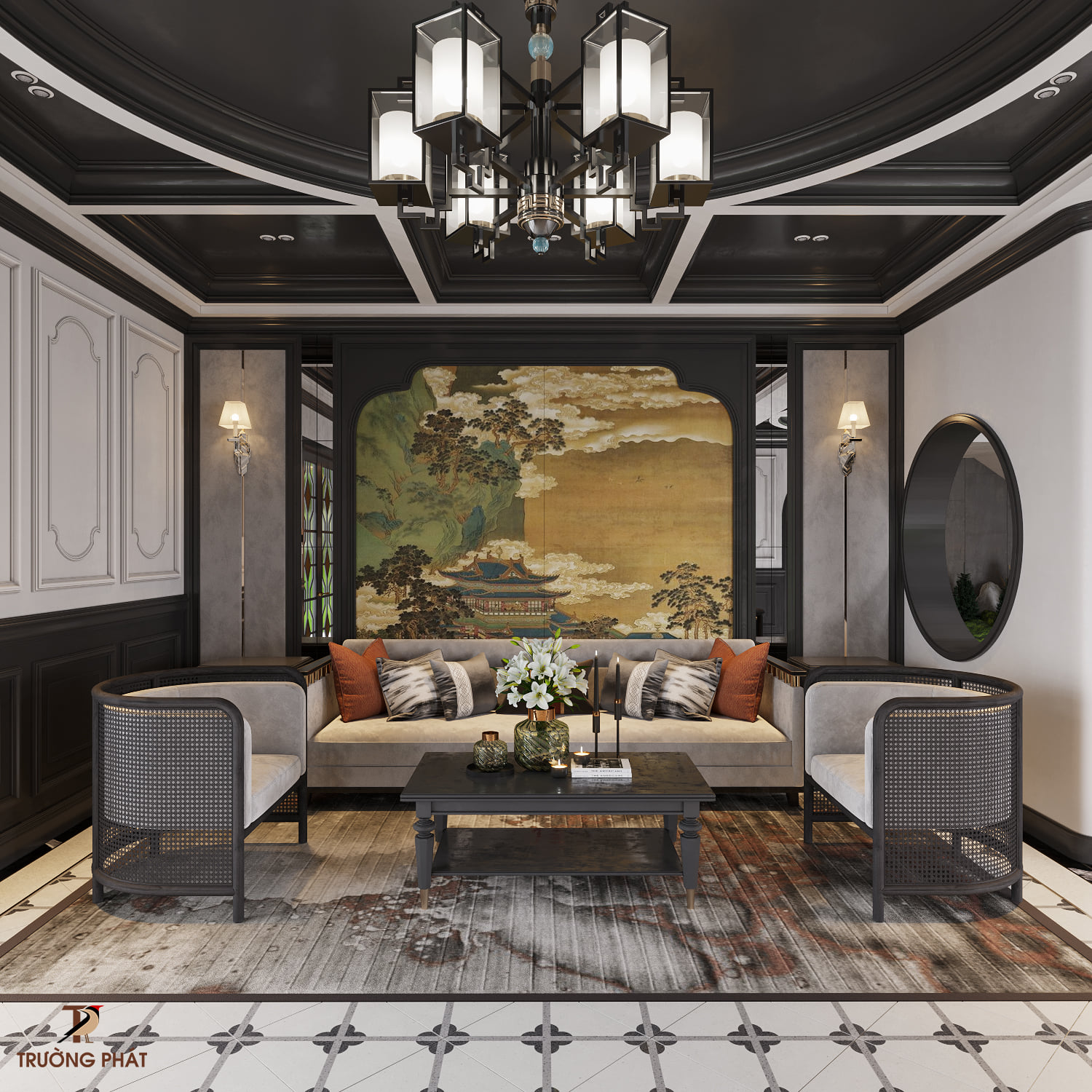 3D Interior Model Living room Scene 3dsmax 2412465