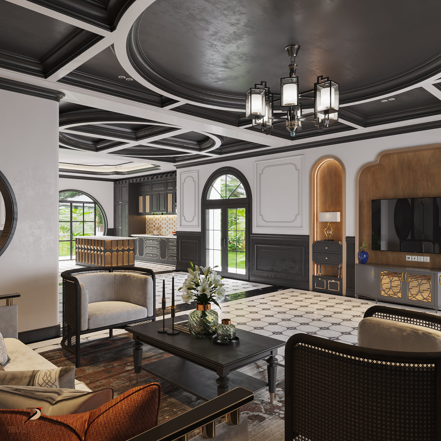 3D Interior Model Living room Scene 3dsmax 2412465