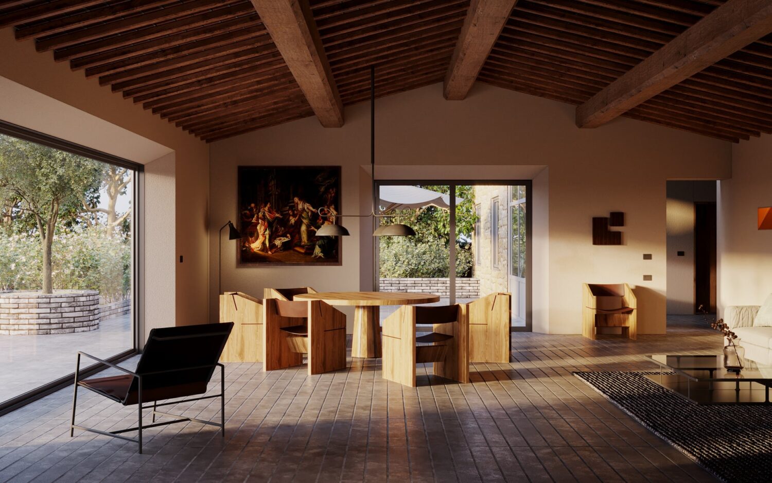 3D Interior Model Living room Scene 3dsmax 2412477