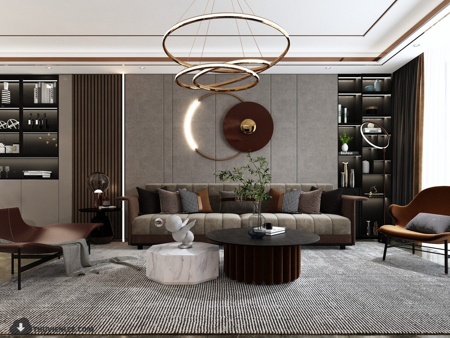 3D Interior Model Living room Scene 3dsmax 2412487