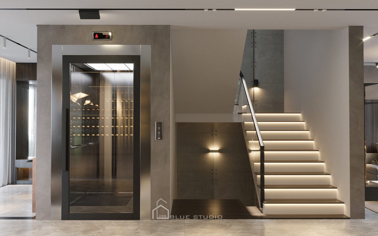 3D Interior Model Living room Scene 3dsmax 2412491