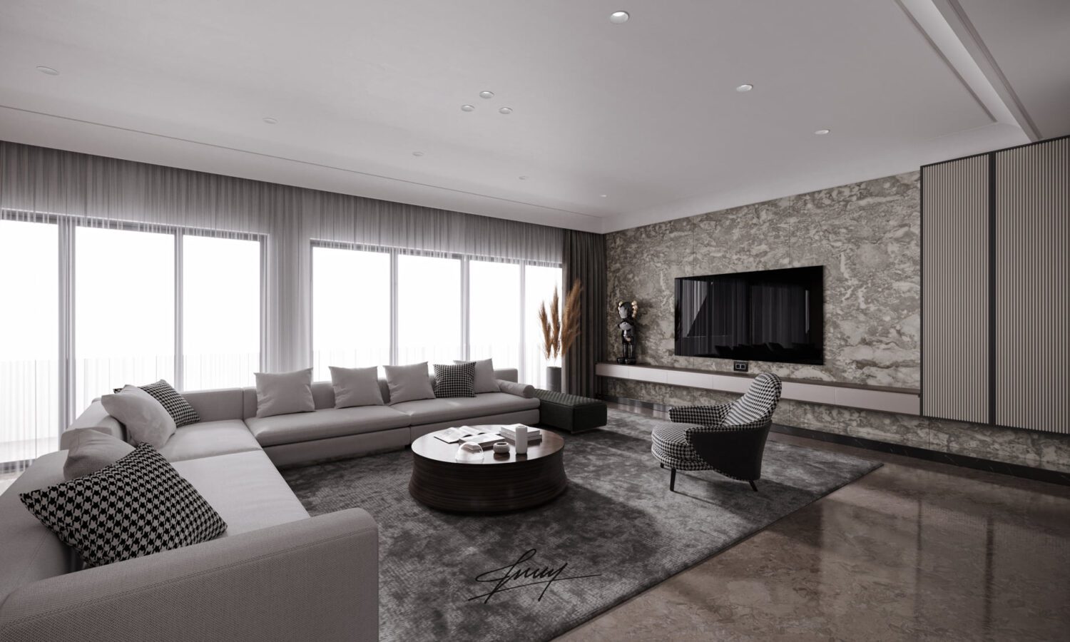 3D Interior Model Living room Scene 3dsmax 2412497