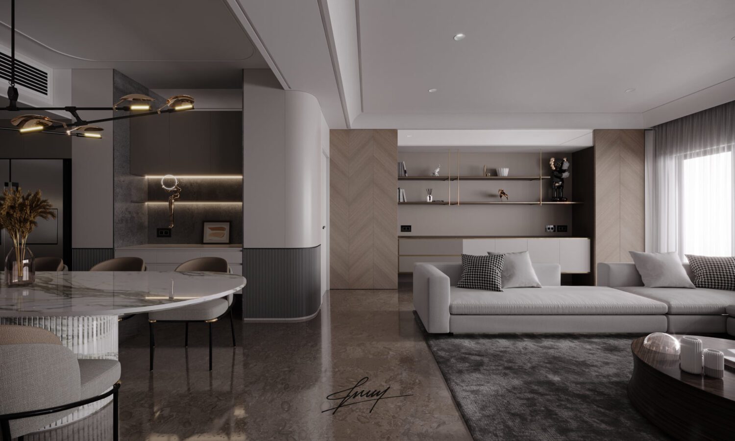 3D Interior Model Living room Scene 3dsmax 2412497