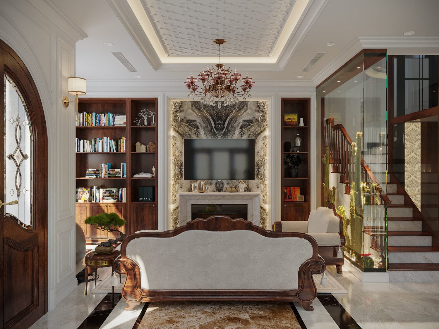 3D Interior Model Living room Scene 3dsmax 2412498