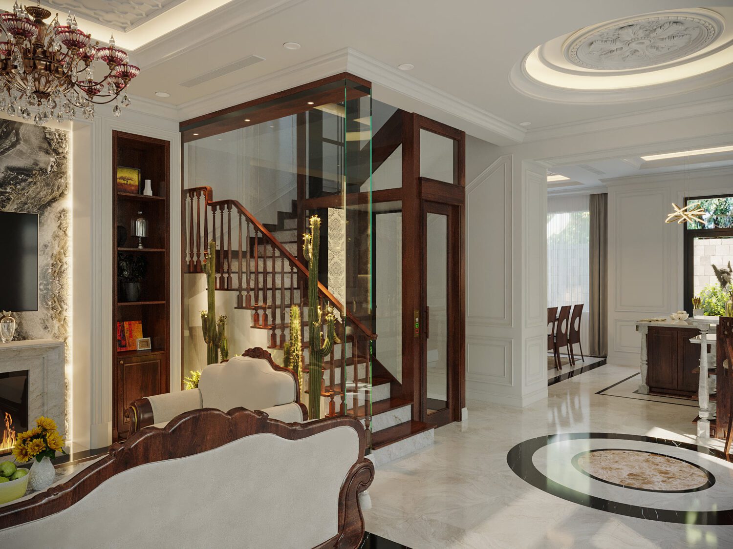 3D Interior Model Living room Scene 3dsmax 2412498