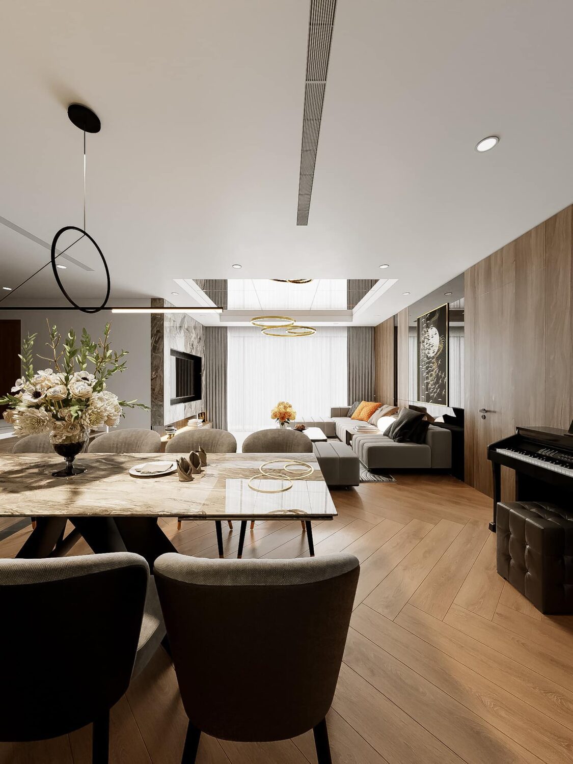 3D Interior Model Living room Scene 3dsmax 2412499