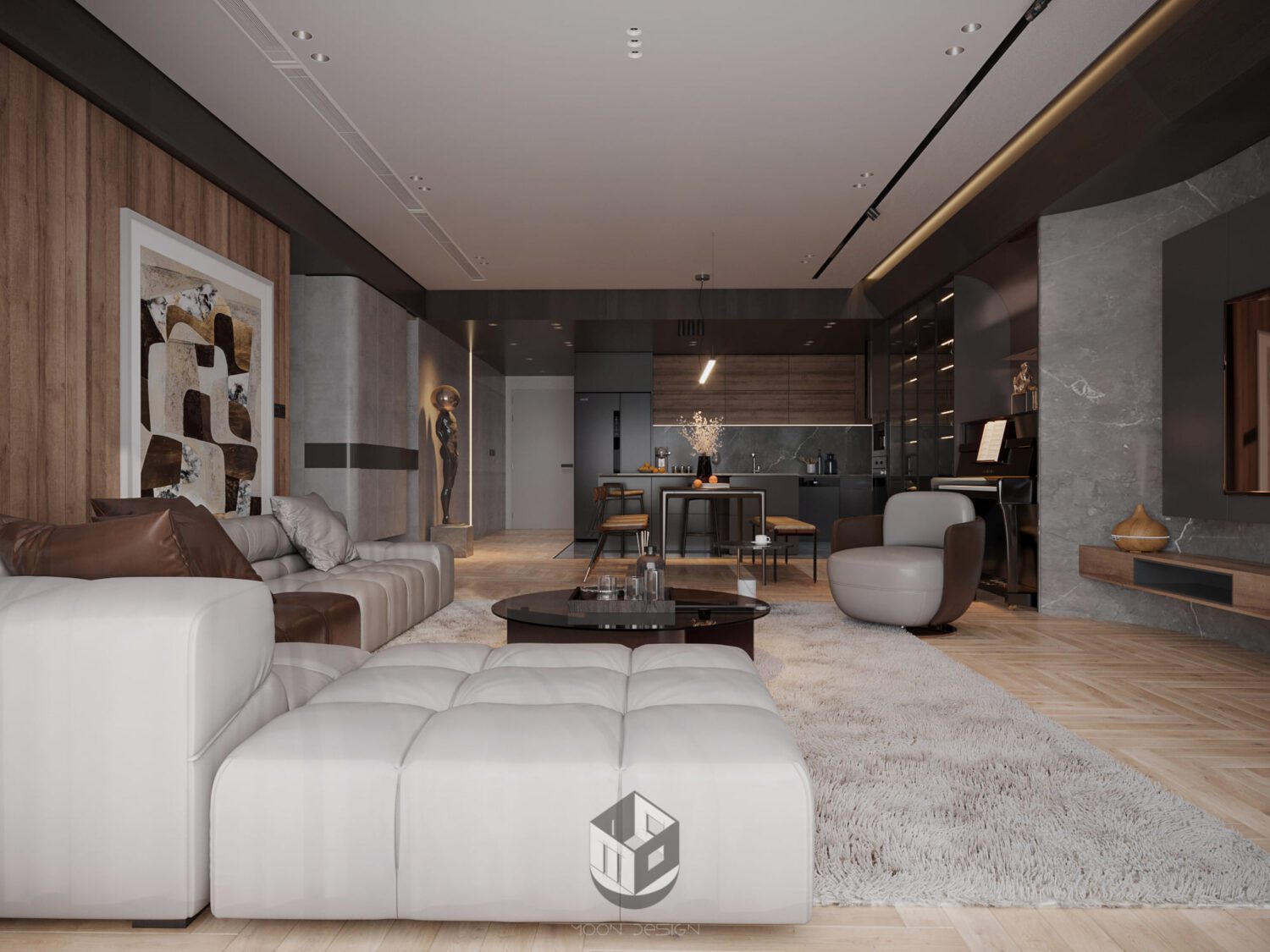 3D Interior Model Living room Scene 3dsmax 2412502