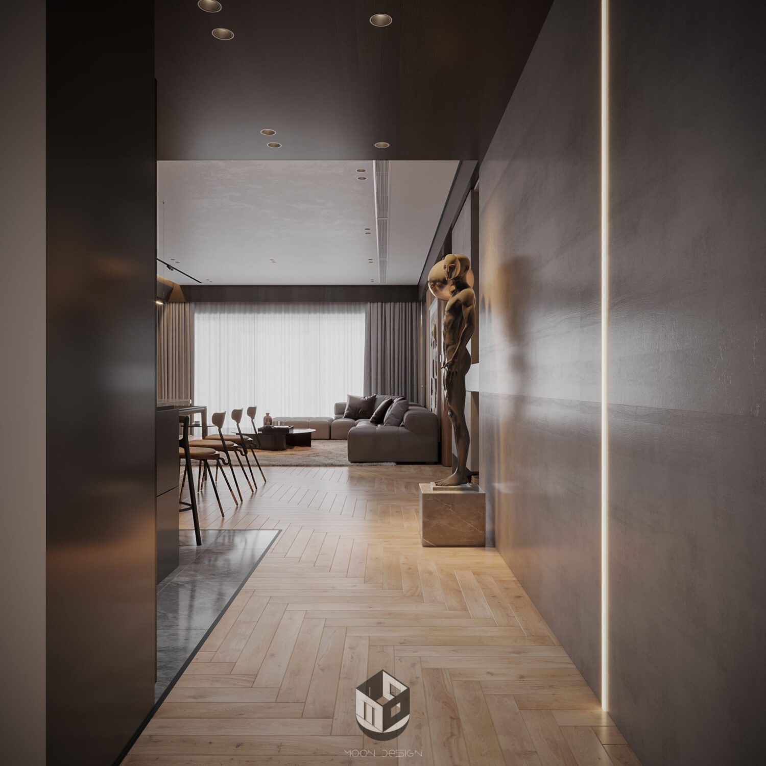 3D Interior Model Living room Scene 3dsmax 2412502